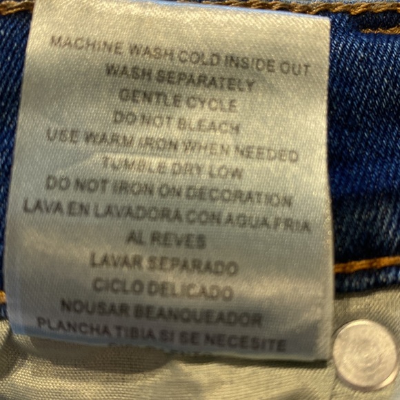 Modern Culture SZ 36 x 34 Distressed Moto Style Denim Blue Jeans New S - Picture 11 of 15